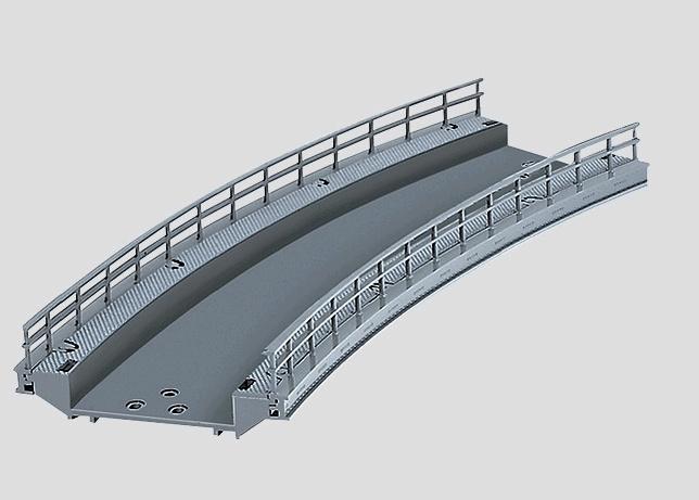 Märklin 74613 - H0 - Brücken - Gebogenes Rampenstück Radius 1für C-Gleis