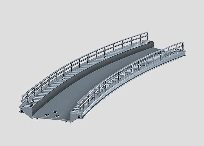 Märklin 74623 - H0 - Brücken - Gebogenes Rampenstück Radius 2 für C-Gleis
