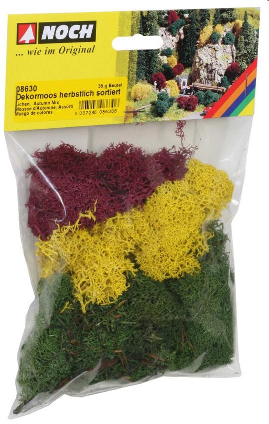 NOCH 08630 - Dekormoos herbstlich sortiert