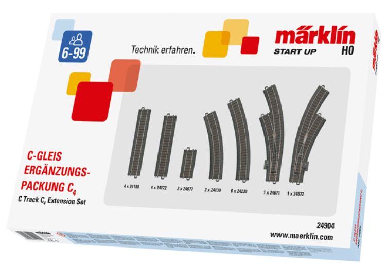 Märklin 24904 Start up - C-Gleis Ergänzungspackung C 4