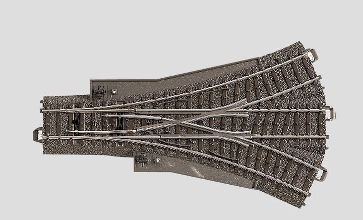 Märklin 24630 - H0 - C-Gleis Dreiwegweiche 188,3 mm ( nachrüstbar )
