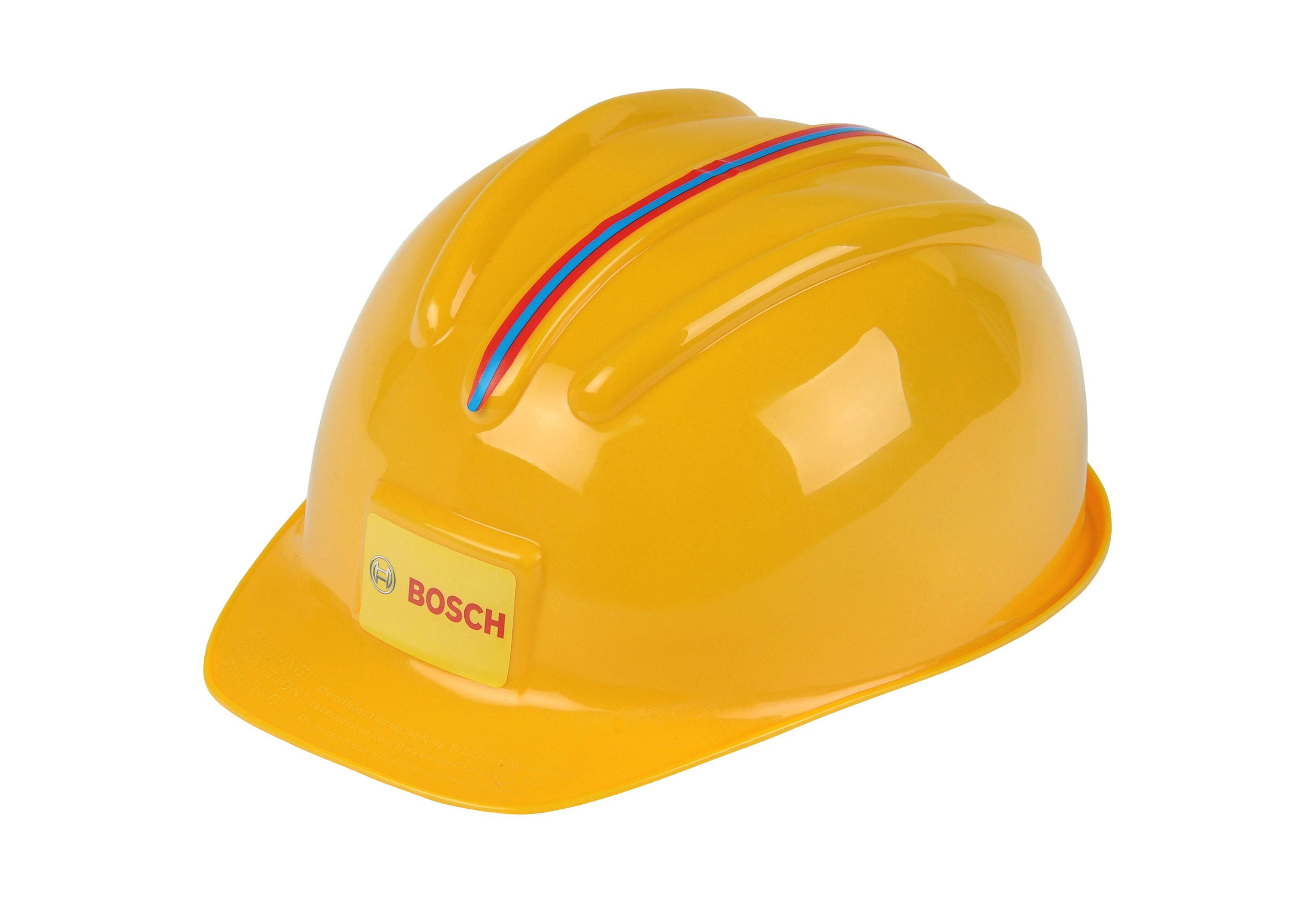 Theo Klein 8127 Bosch Handwerkerhelm | Der Spielzeughelm im Handwerker-Look