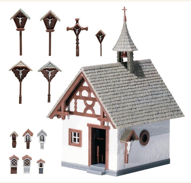 Faller 130235 - H0 - Kapelle mit Wegkreuz