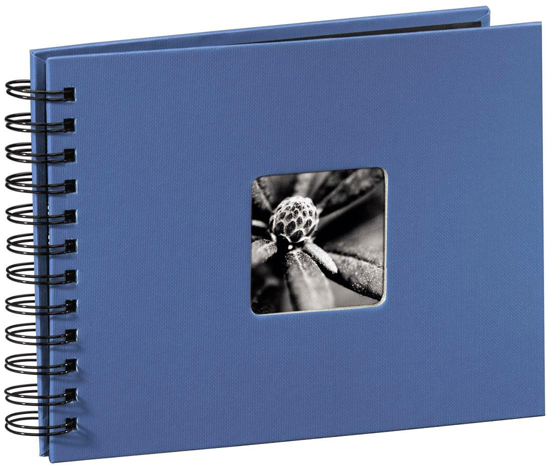 HAMA Spiral-Album"Fine Art", 24 x 17 cm, 50 schwarze Seiten, Azur