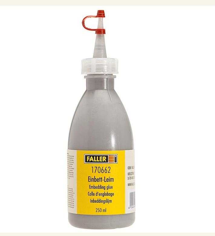 Produktbild Faller 170662 - Einbett-Leim schottergrau 250 ml 2 von 2