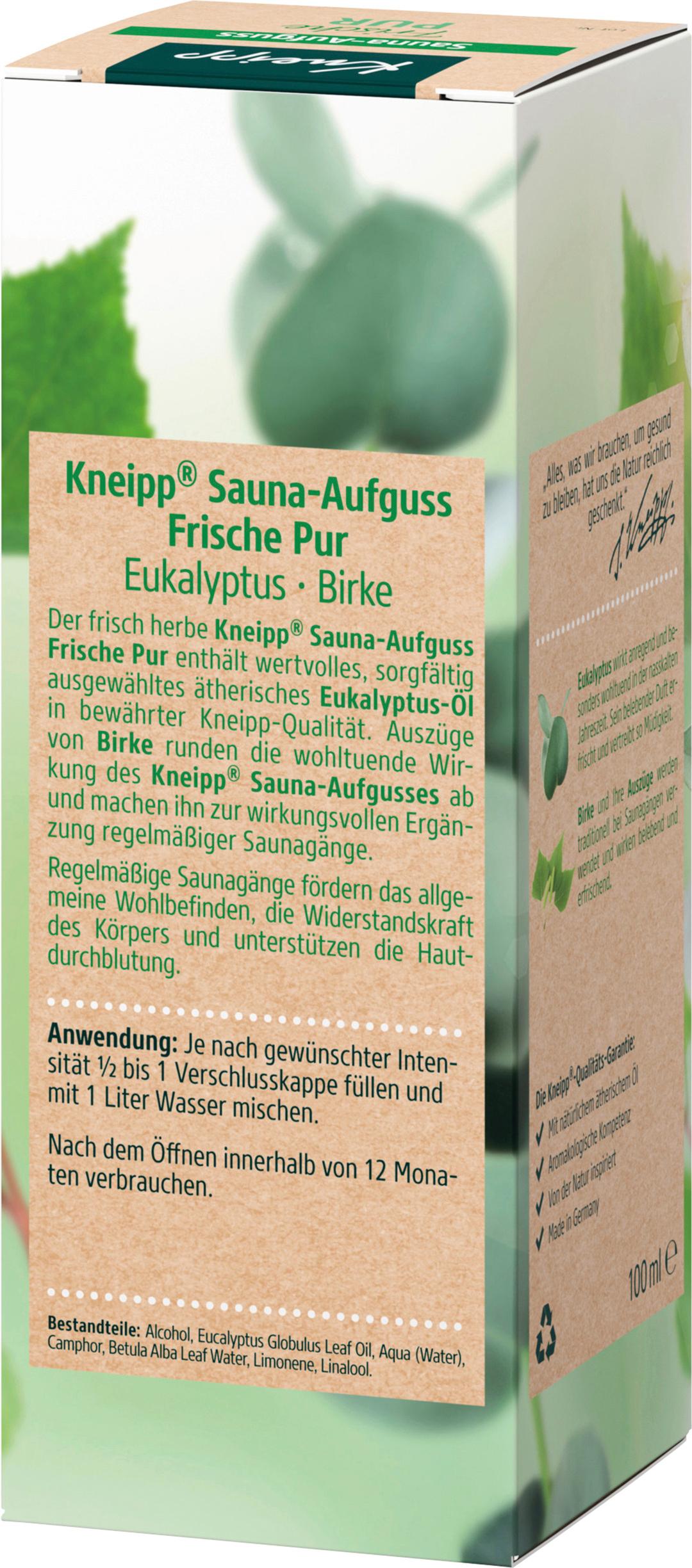Produktbild Kneipp Sauna Aufguss Frische Pur 2 von 6