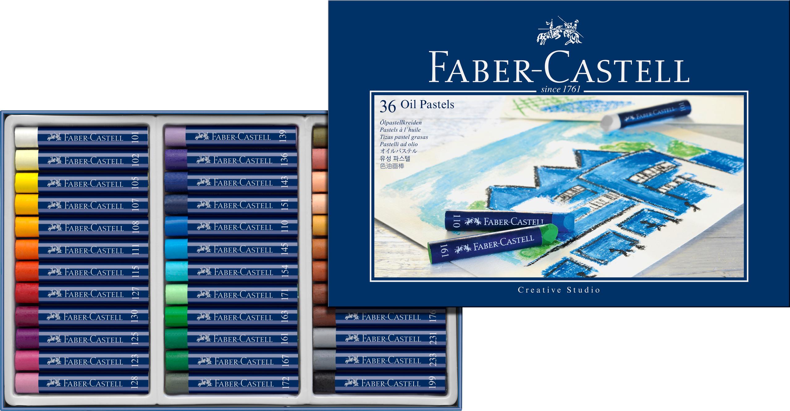 FABER-CASTELL Ölpastellkreide Studio Quality 36er-Karton