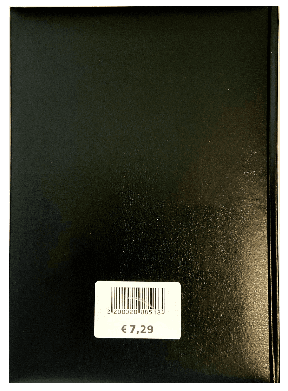 KALENDER-BUCH 2027 21x26cm Wochentimer Schwarz