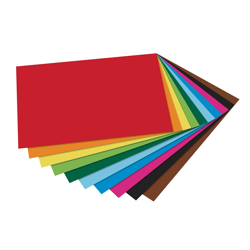 Produktbild folia Tonzeichenpapierblock A4 20 Blatt farblich sortiert 2 von 3