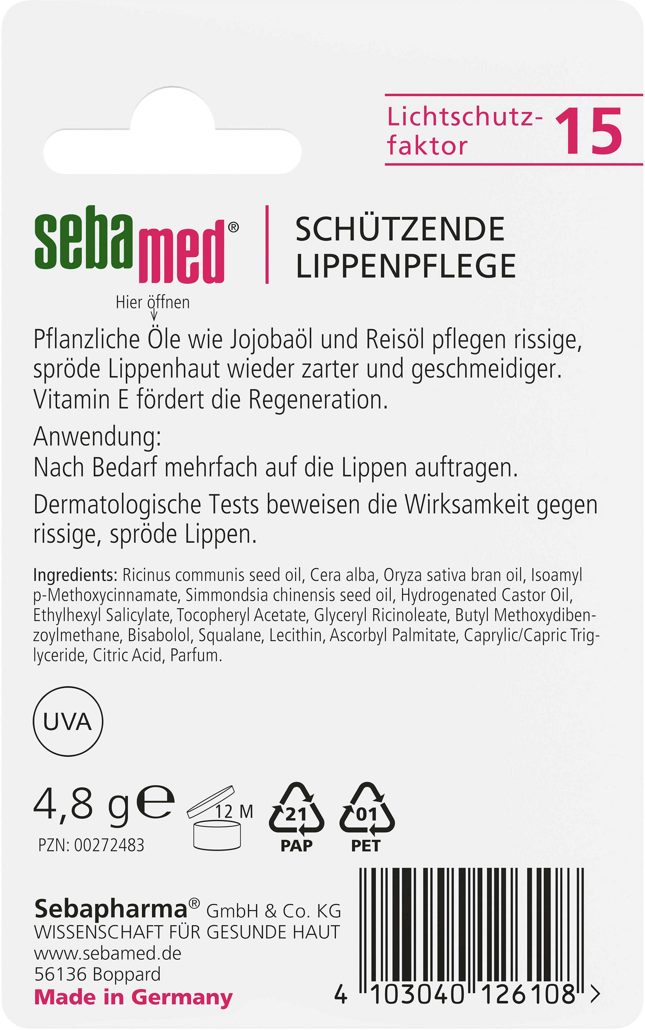 Produktbild Sebamed Lippenpflegestift 2 von 3
