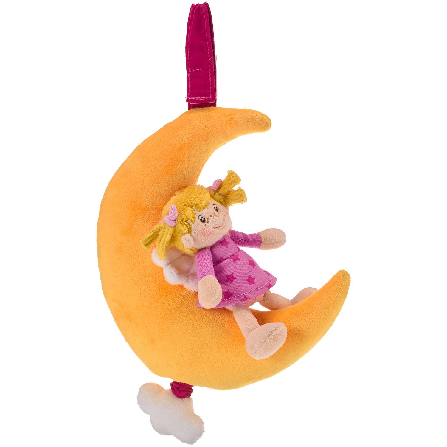 Müller - Toy Place - Spieluhr Mond mit Engel, sortiert, 23 cm
