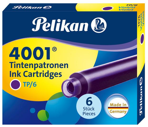 Pelikan Tintenpatrone 4001® violett 6 Stück