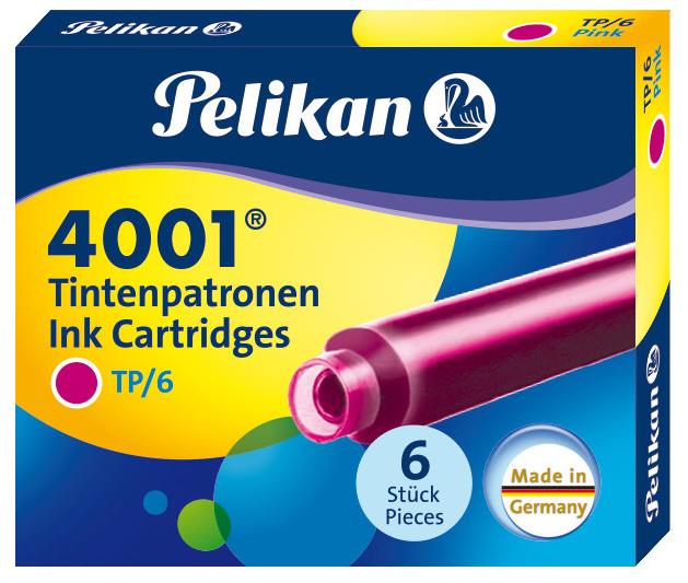 Pelikan Tintenpatrone 4001® pink 6 Stück