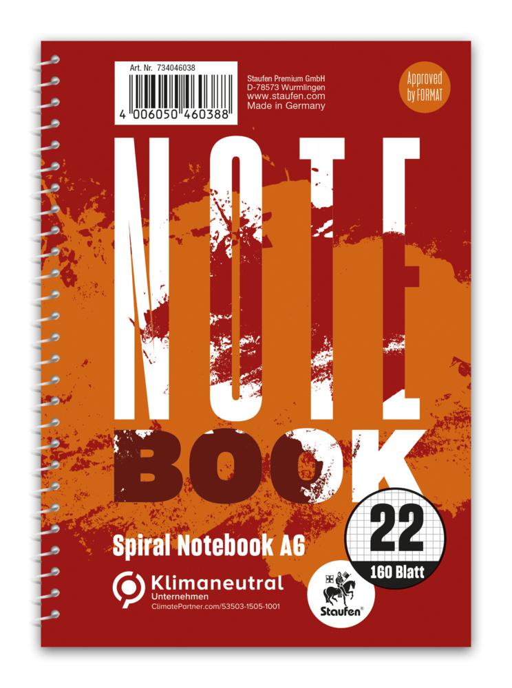 Staufen Notebook A6 mit Spiralbindung
