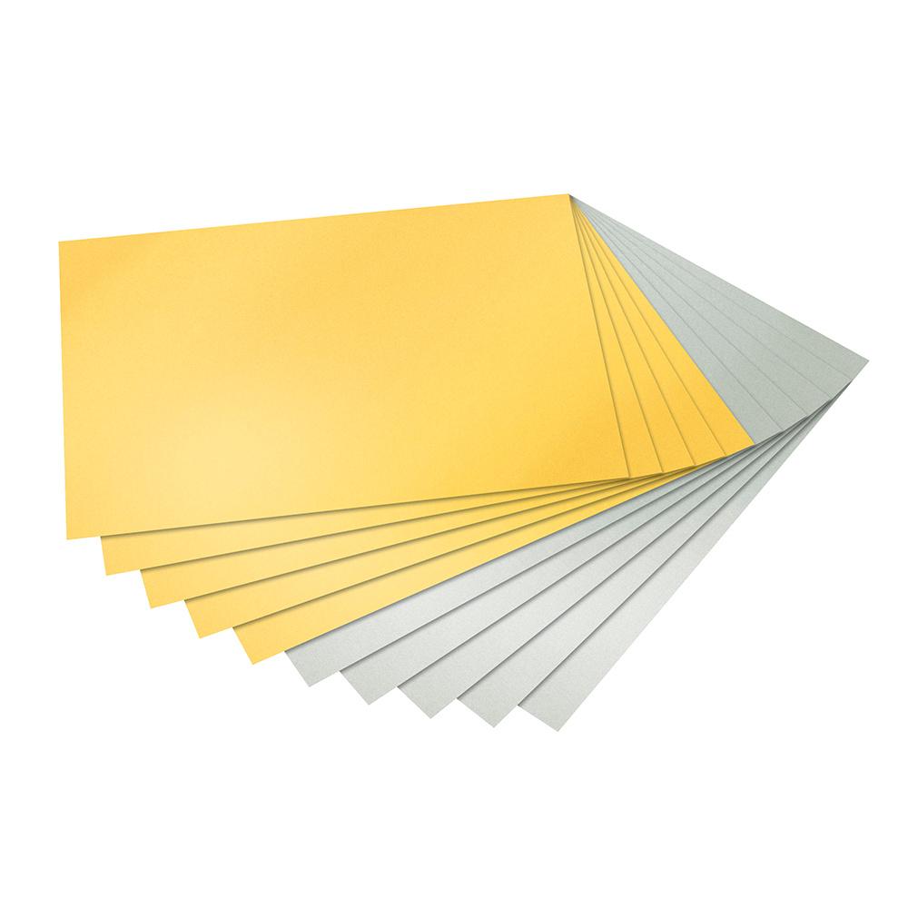 Produktbild folia Fotokartonblock A4 gold/silber 2 von 3