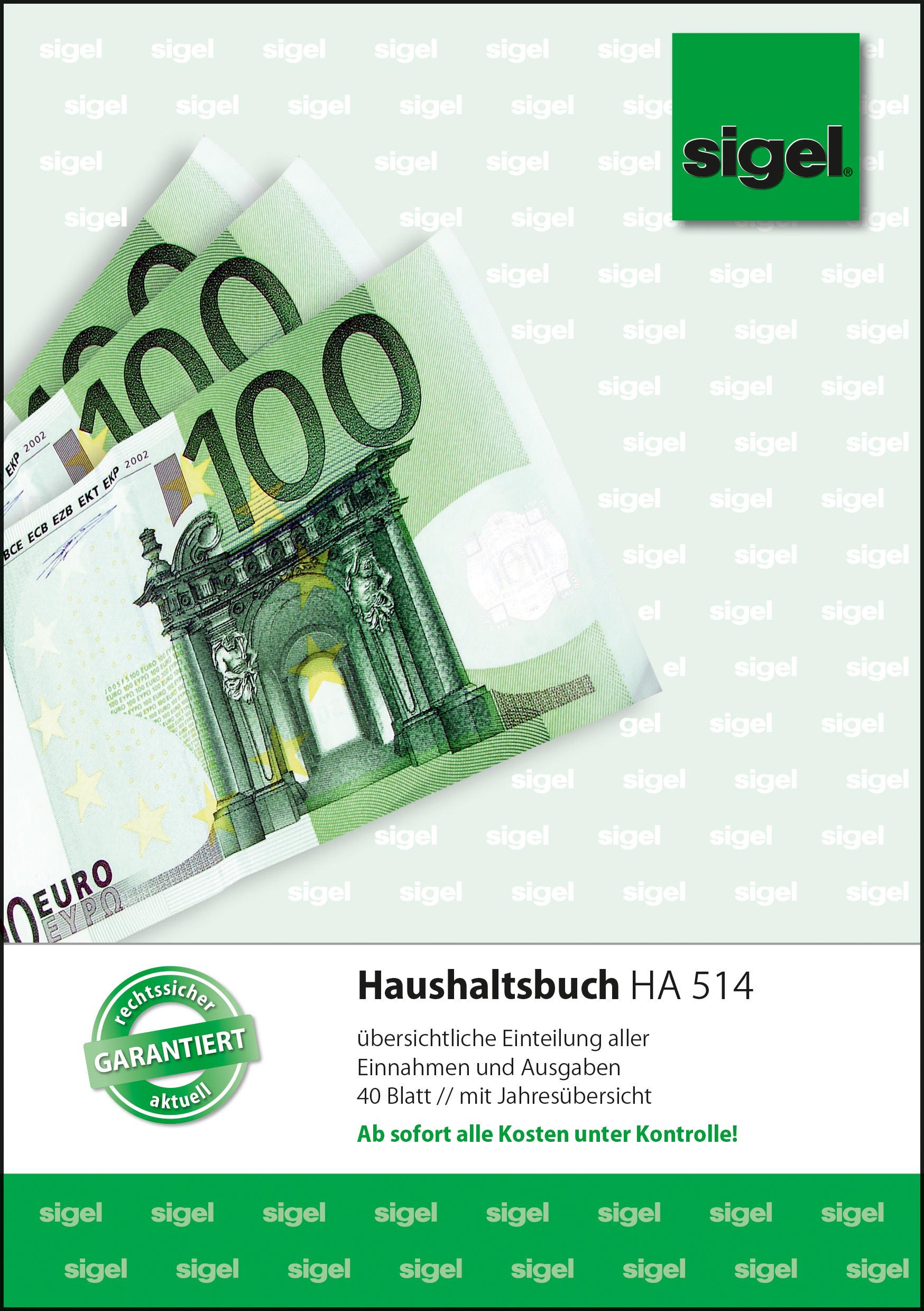 sigel Haushaltsbuch HA514 A5 40Blatt