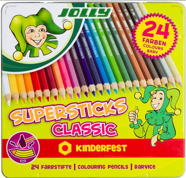JOLLY Supersticks kinderfest CLASSIC 24er Metalletui