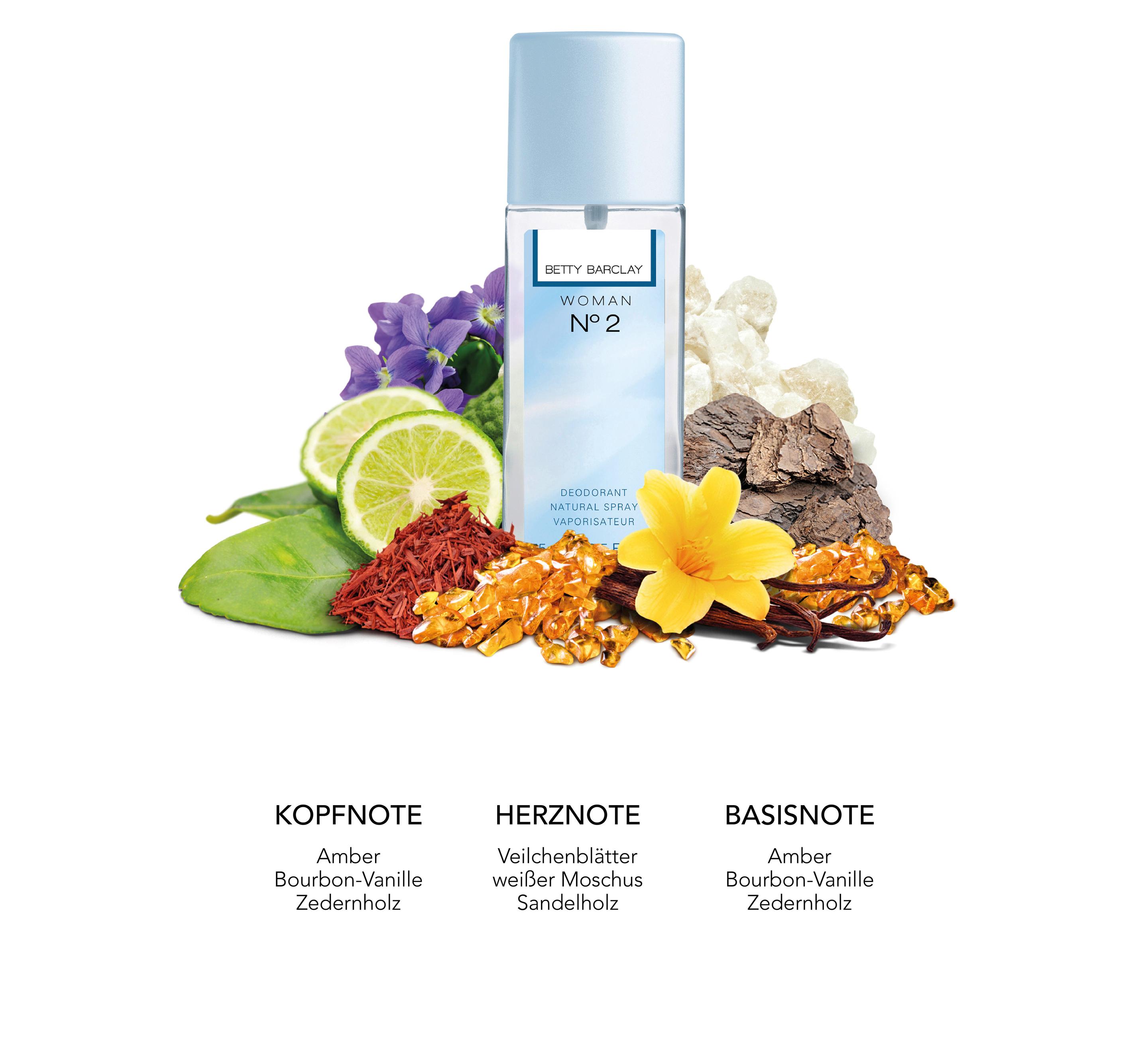 Produktbild BETTY BARCLAY Woman No.2 Deospray 3 von 3