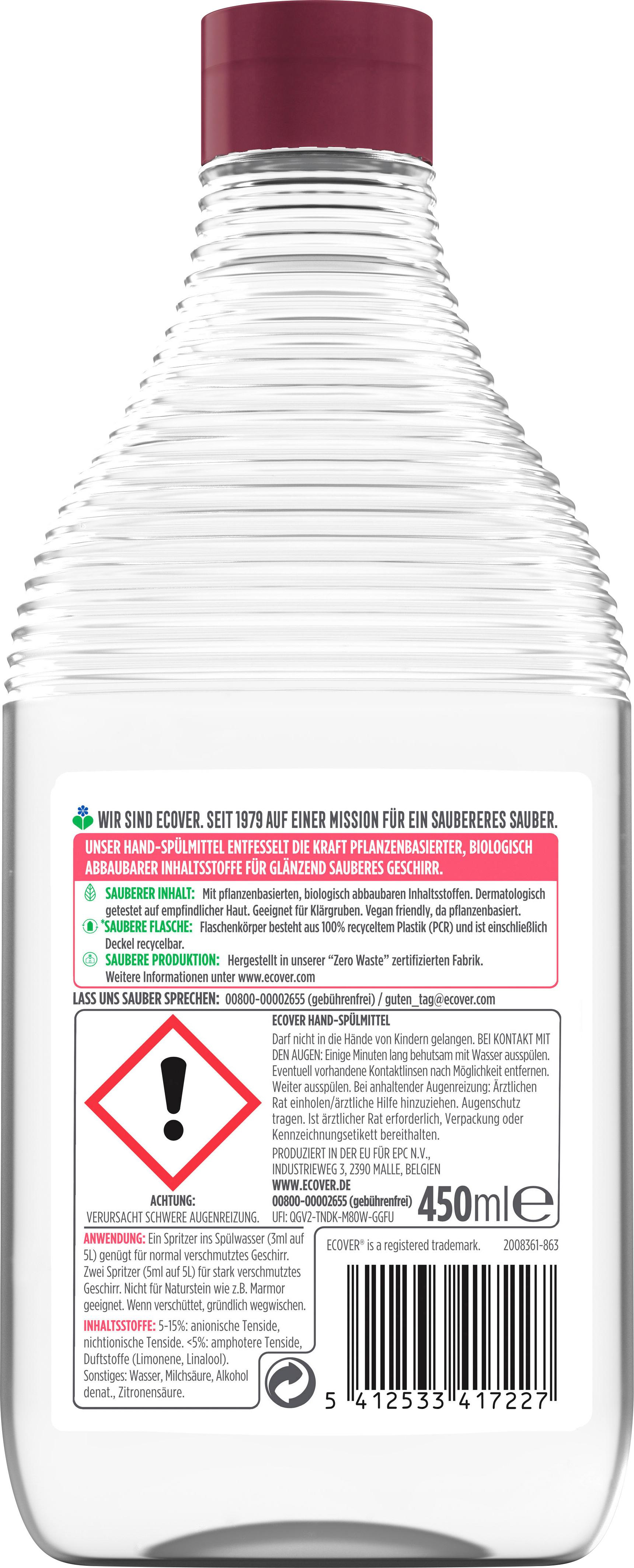 Produktbild Ecover Geschirrspülmittel Granatapfel&Feige 2 von 7