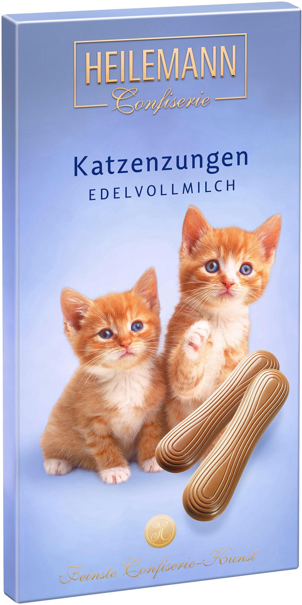 Heilemann Katzenzungen aus Vollmilch-Schokolade