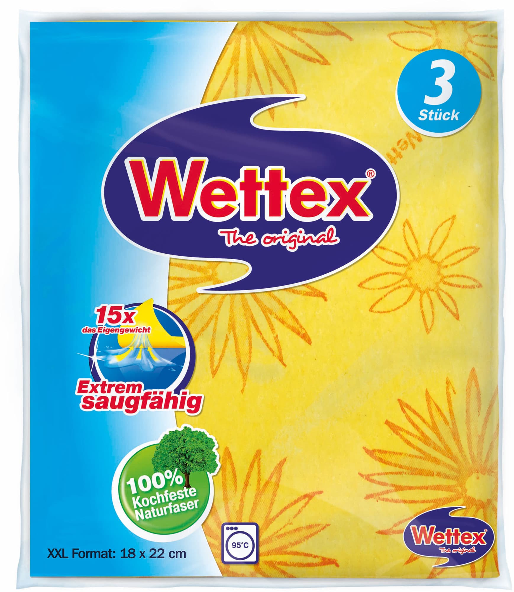 Wettex Schwammtücher XXL 18x22cm