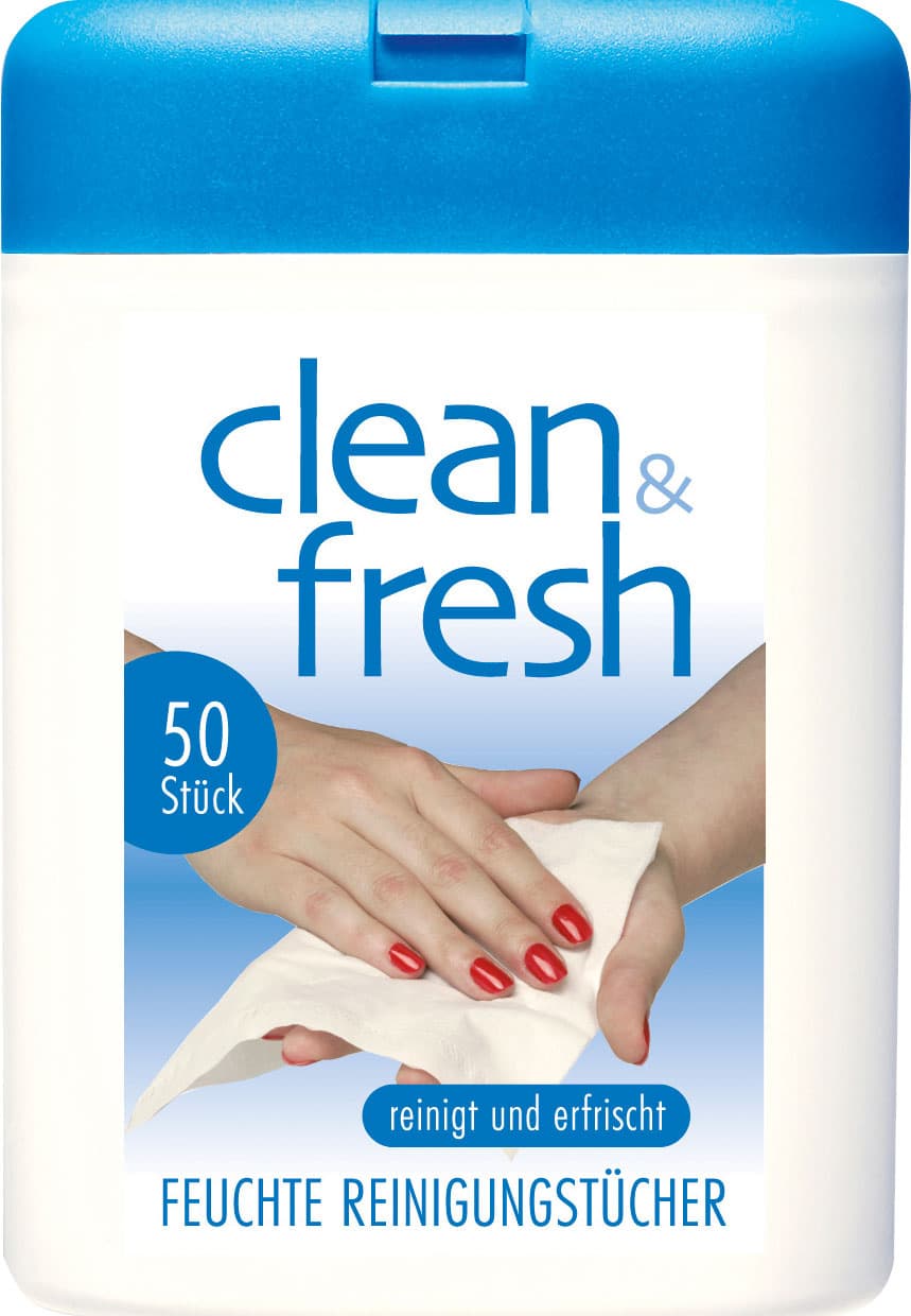 Clean & Fresh Feuchte Reinigungstücher