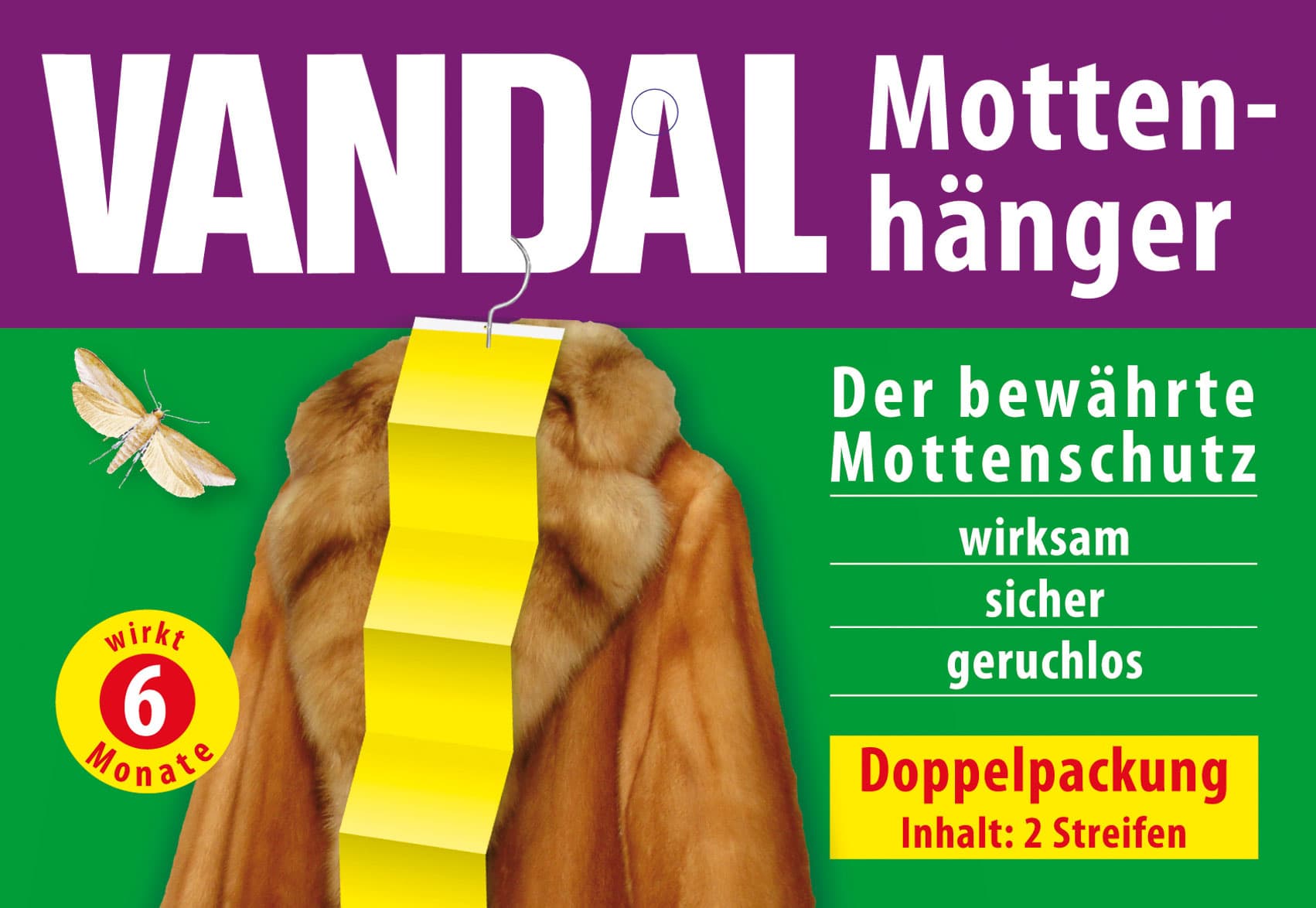 Vandal Mottenhänger Doppelpackung