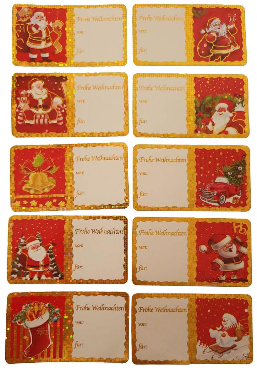 Produktbild XMAS Geschenketiketten Spenderbox 4 von 6