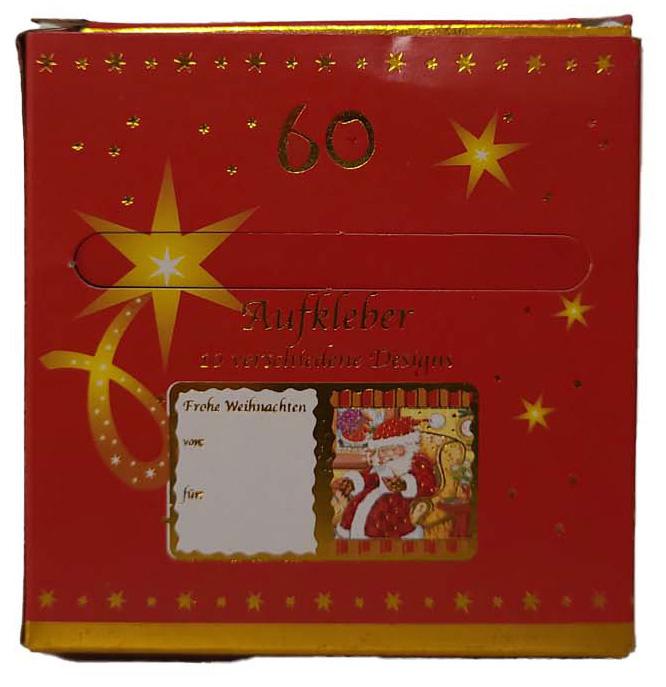 Produktbild XMAS Geschenketiketten Spenderbox 6 von 6