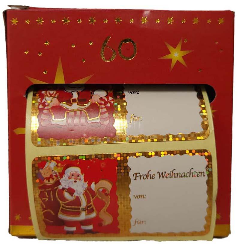 Produktbild XMAS Geschenketiketten Spenderbox 2 von 6