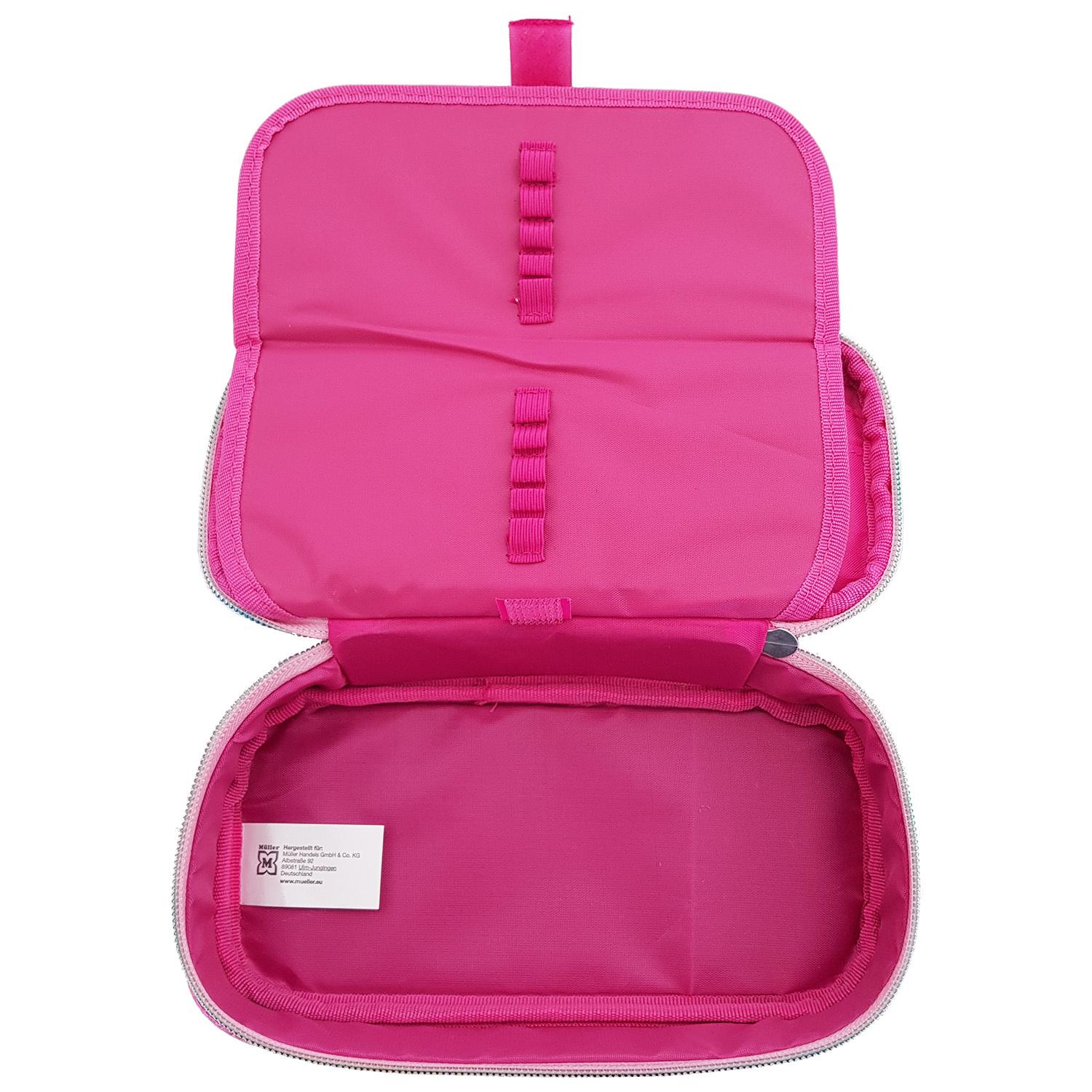 Produktbild PAPERZONE Schlamperbox rosa mit Glitzer 2 von 5