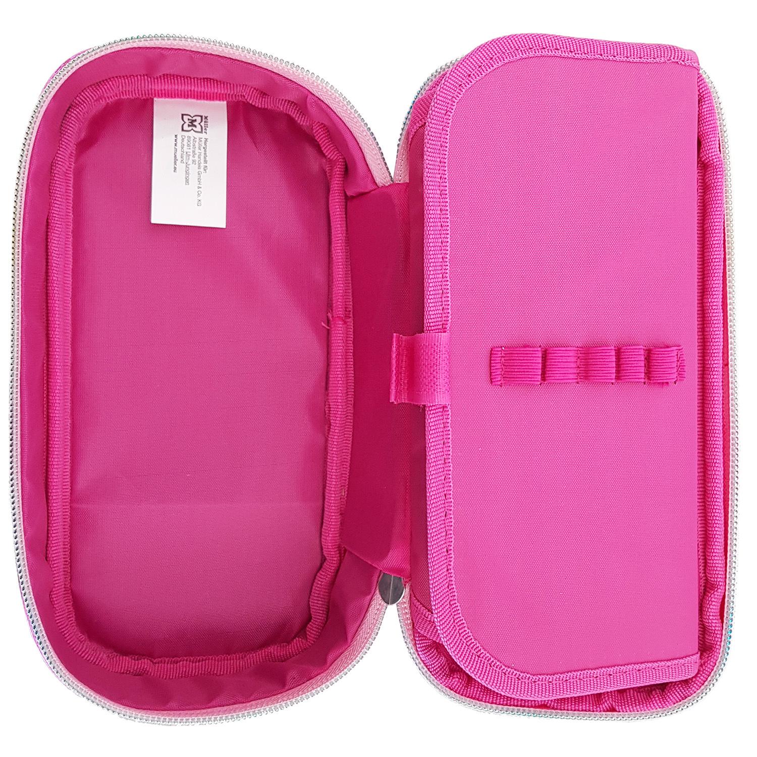 Produktbild PAPERZONE Schlamperbox rosa mit Glitzer 3 von 5