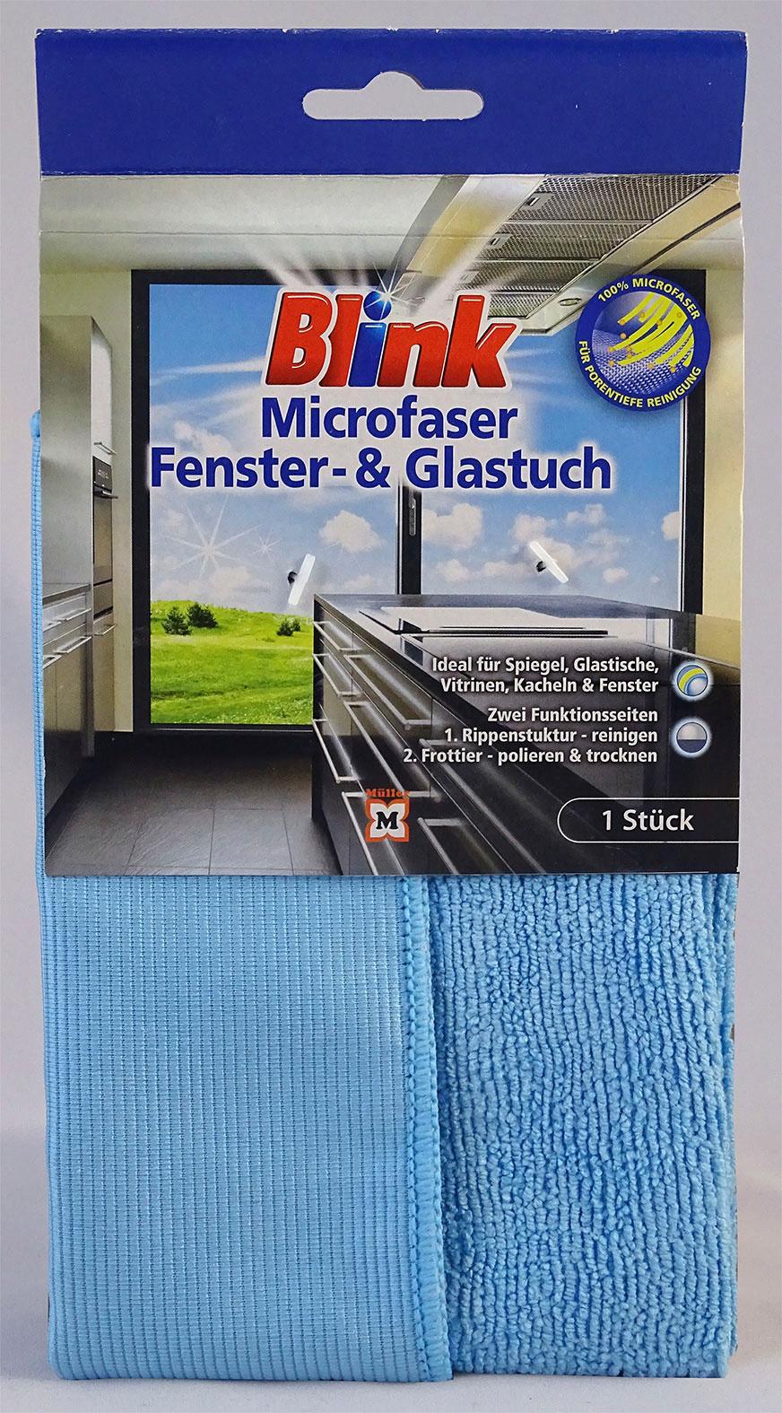 Blink Microfaser Fenster-&Glastuch  35x35 cm