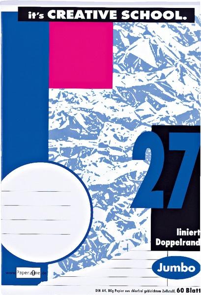 PAPERZONE Heft A4 Lineatur 27 60 Blatt