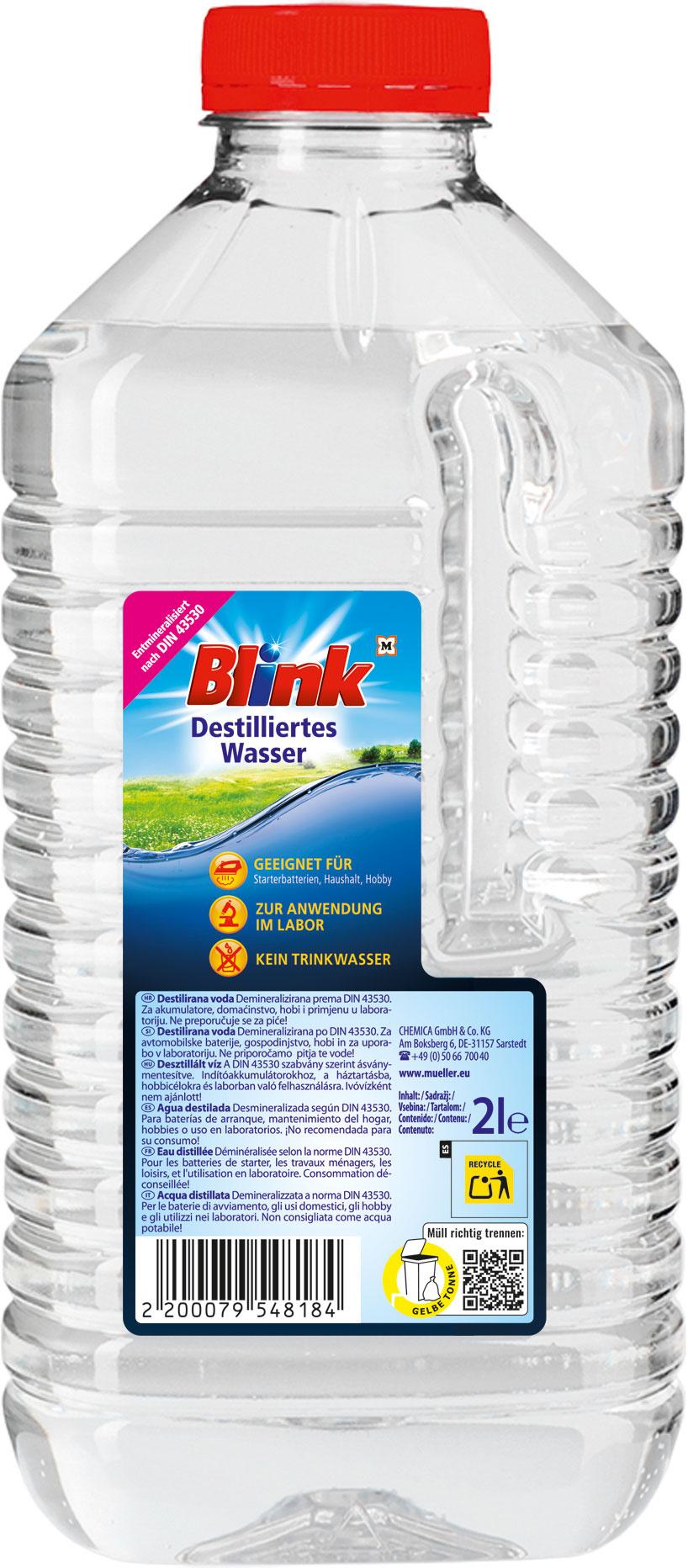 Blink Destilliertes Wasser