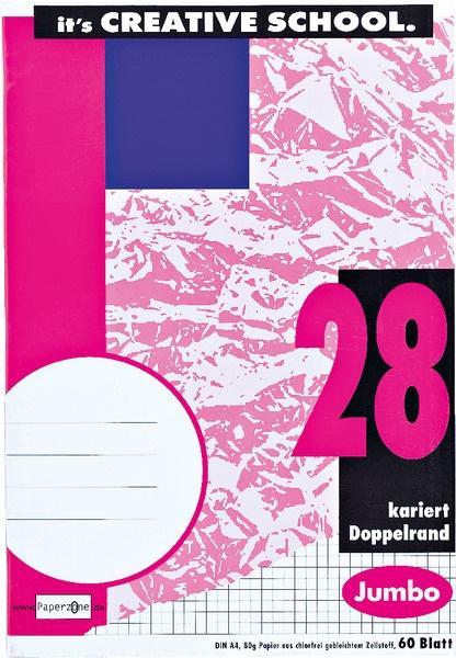 PAPERZONE Heft A4 Lineatur 28 60 Blatt