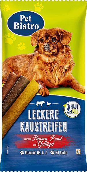 Pet Bistro Hundesnack Kaustreifen mit Pansen, Rind und Geflügel