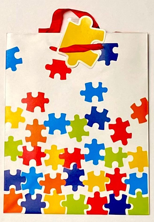 Geschenktüte PUZZLE 25x20x10cm