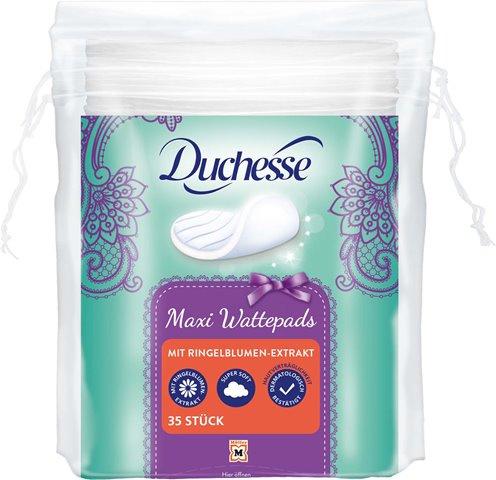 Duchesse Wattepads, Maxi mit Ringelblume, 35 Stück
