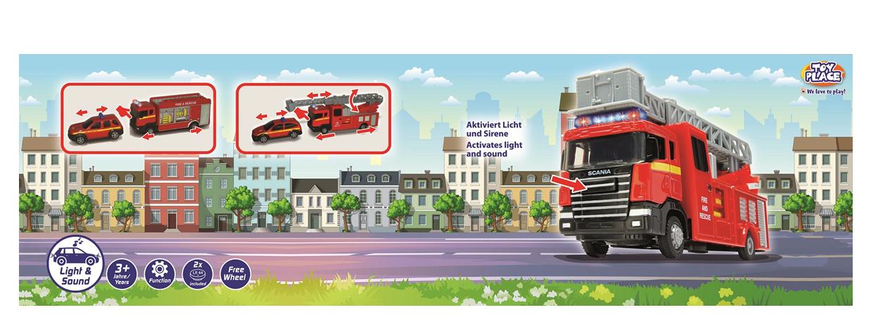 Produktbild Müller - Toy Place - Auto - Feuerwehr-Team, 1 Set, sortiert 6 von 6
