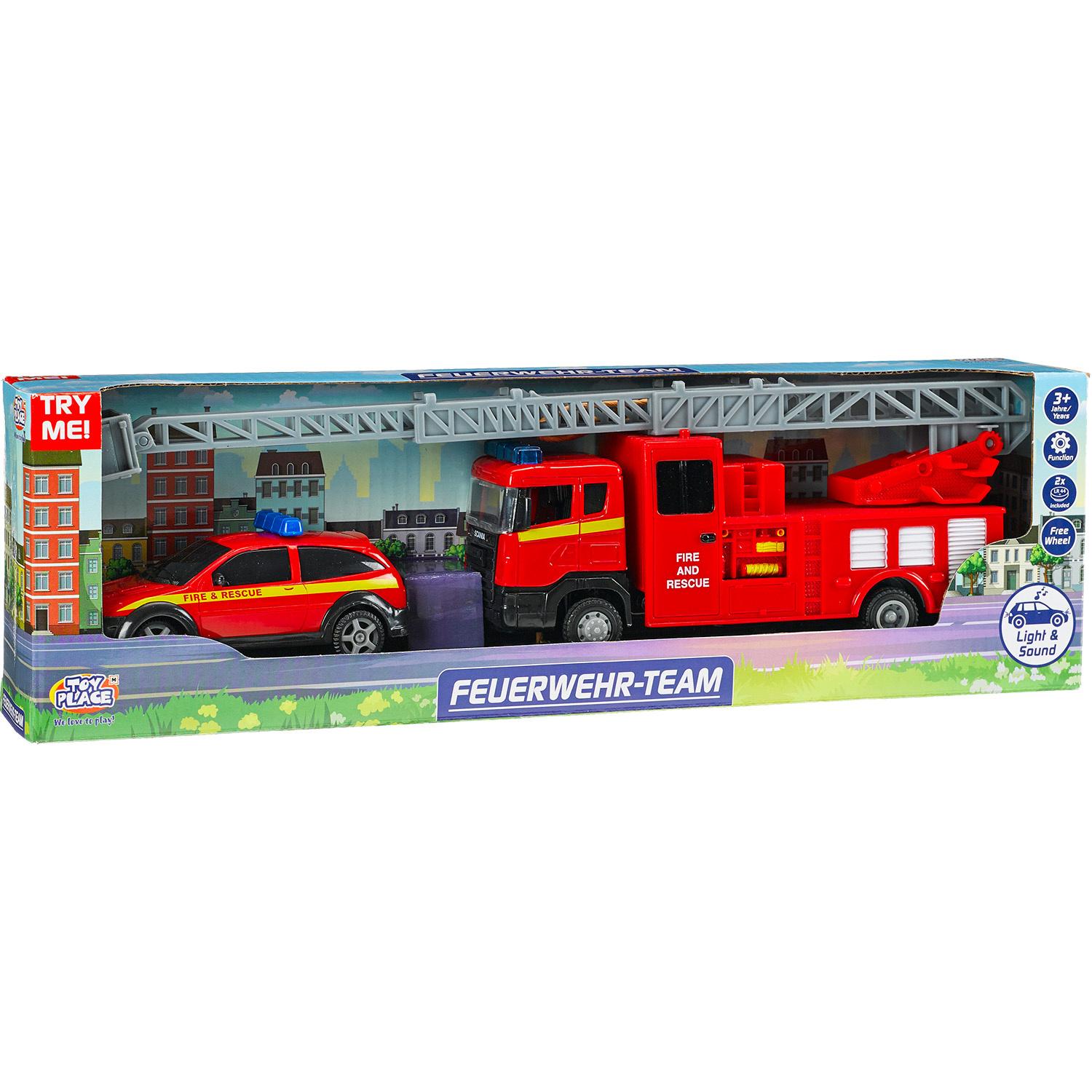 Müller - Toy Place - Auto - Feuerwehr-Team, 1 Set, sortiert