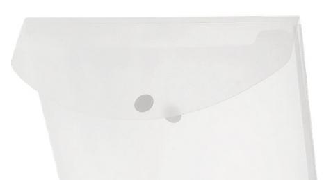 Aktenhülle mit Druckknopf PP DL transparent farblich sortiert