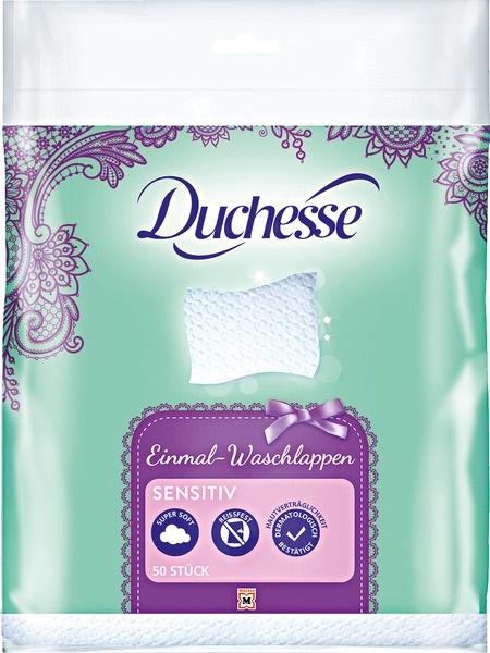 Duchesse Einmal-Waschlappen Sensitiv, 50 Stück