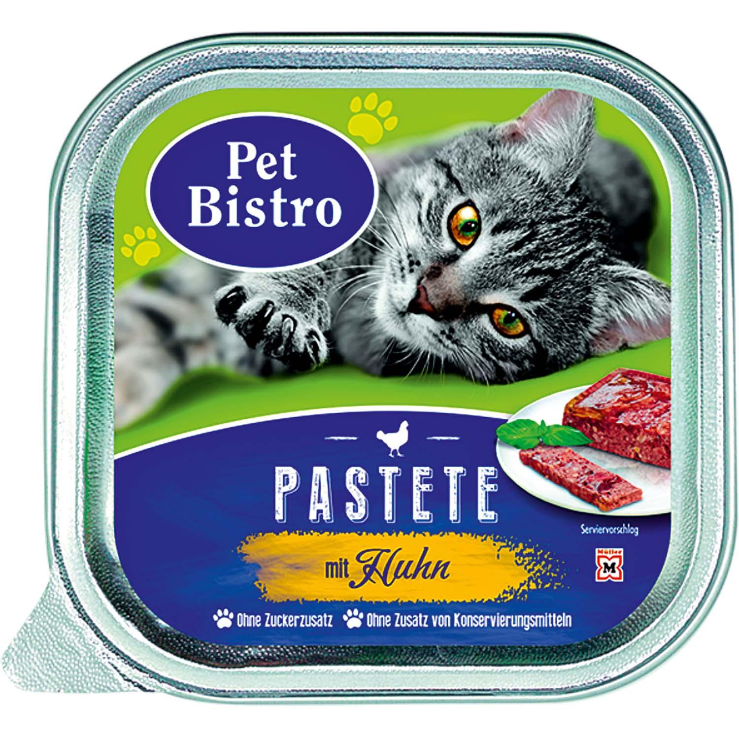 Pet Bistro Katzennassfutter - Pastete mit Huhn