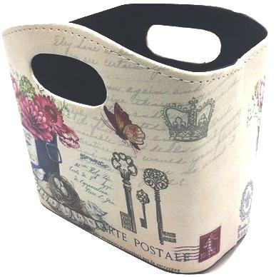 Henkeltasche Blumen 19,5 x 13 x 15,5cm