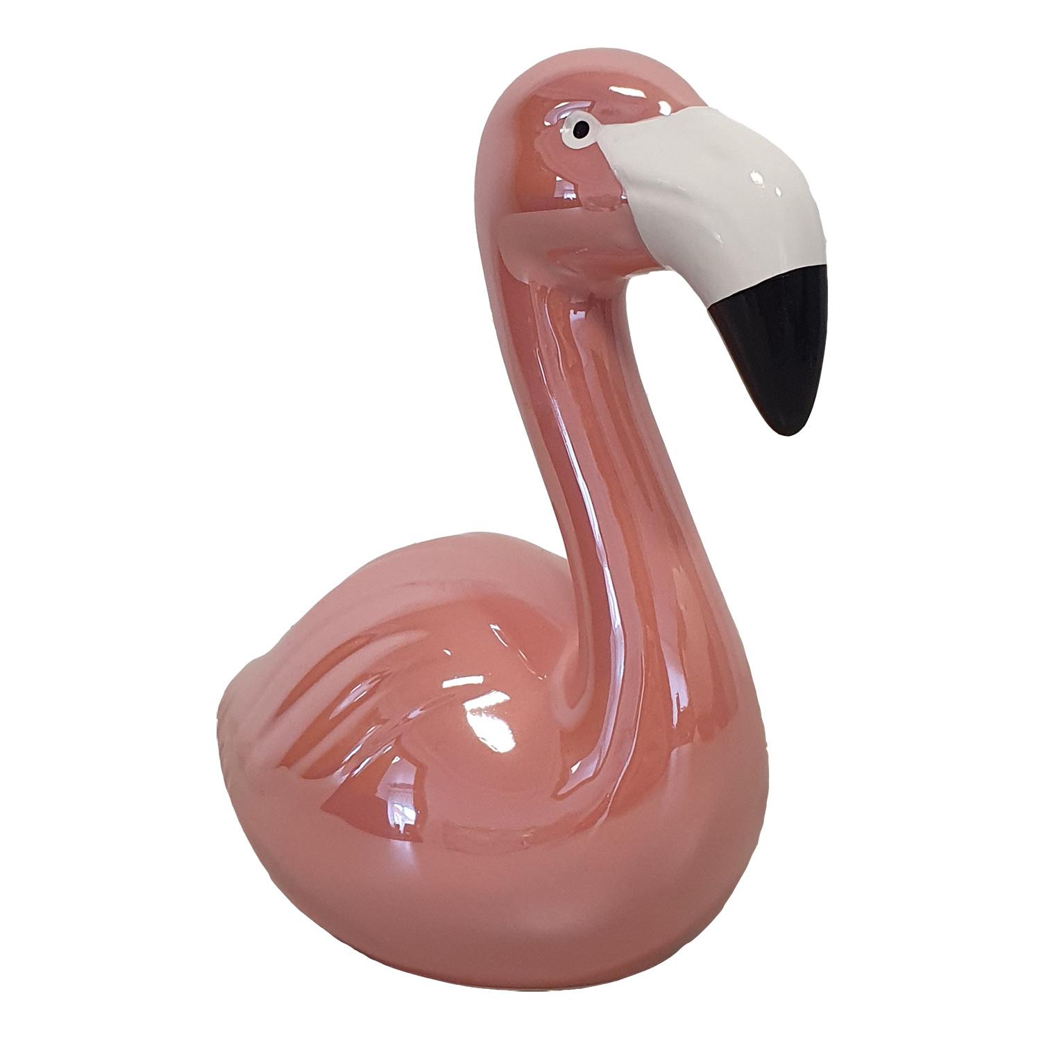 TRENDSHOP Spardose Flamingo