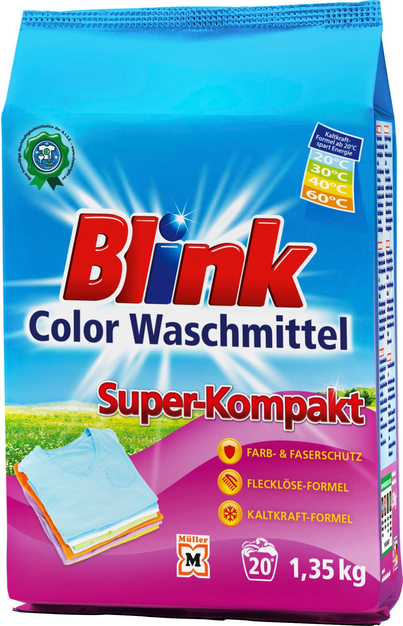 Blink Color Waschmittel Super Kompakt, 20 WL
