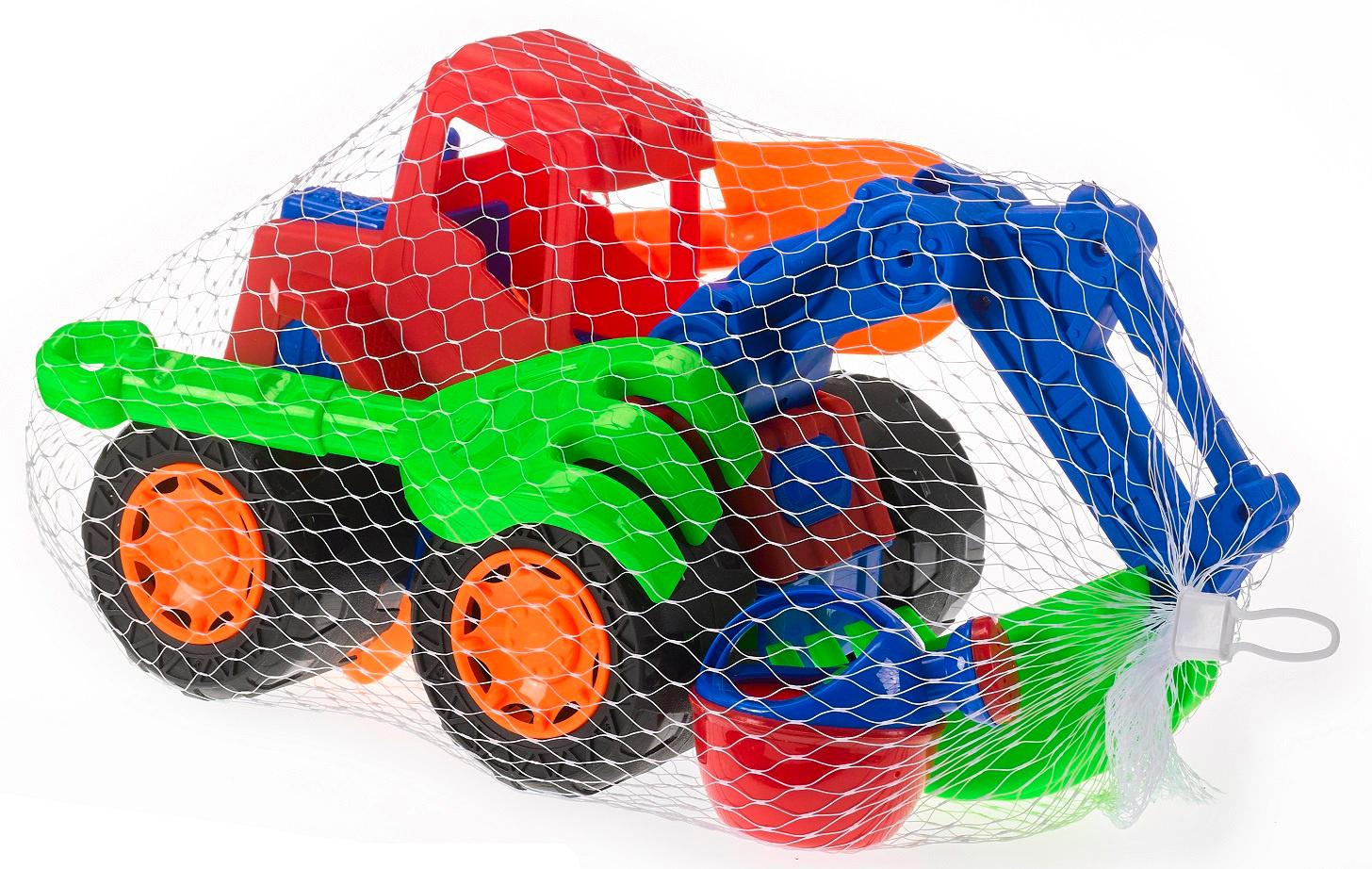 Müller - Toy Place - Sanset Bagger 6-teilig, 1 Set, sortiert