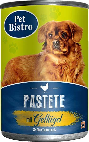 Pet Bistro Hundenassfutter - Pastete mit Huhn