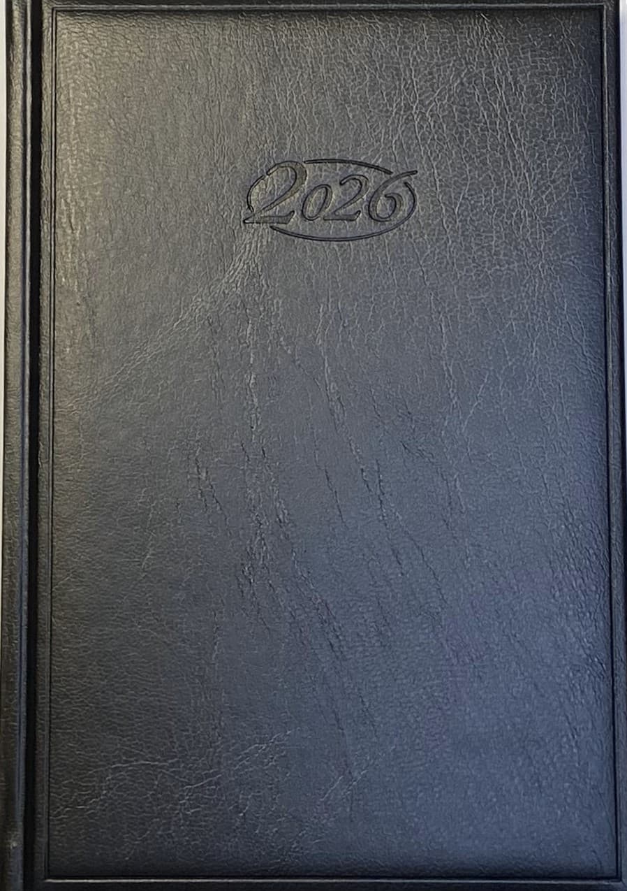 Wochenkalender-Buch 2026  A5 SCHWARZ